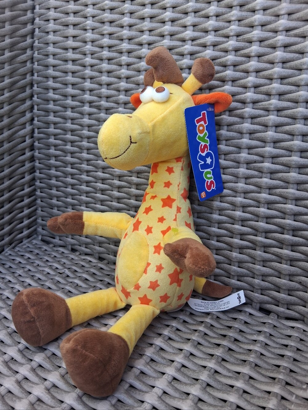 Toys"R"Us Yellow & Orange Star Giraffe Plush